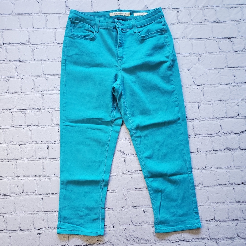 Jones New York Jeans City Cuffed Capri Sz 8